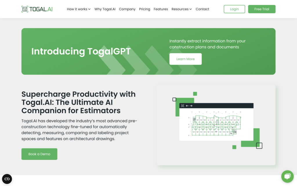 Togal : The Ultimate Ai Companion for Estimators