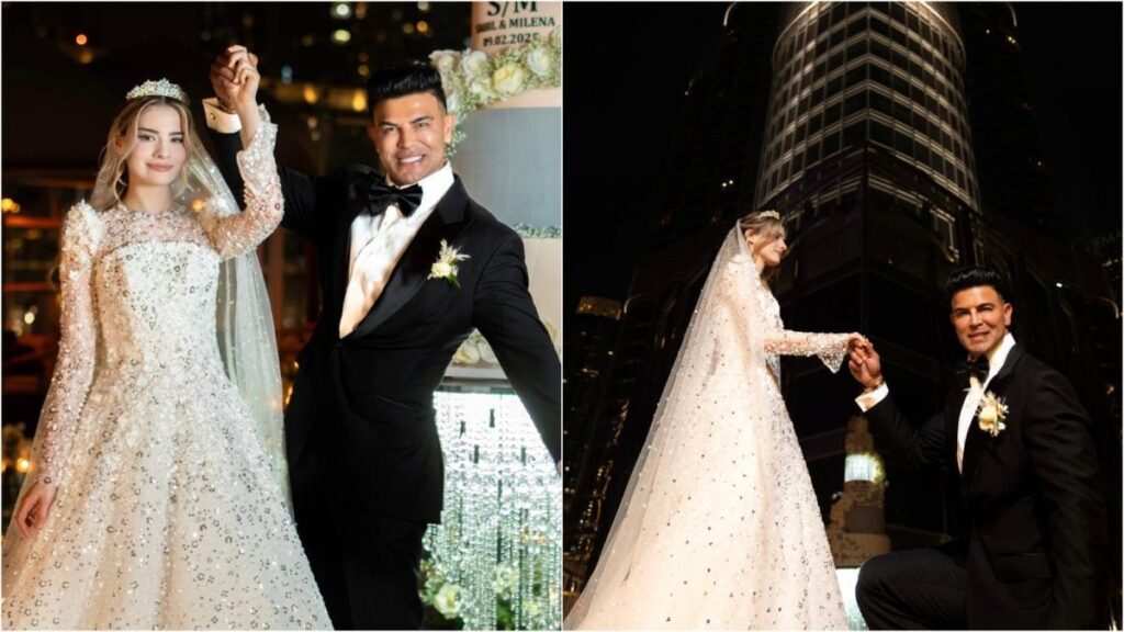 Actor Sahil Khan, 48, Ties the Knot with 22-Year-Old Milena Aleksandra at Burj Khalifa | First Images Released