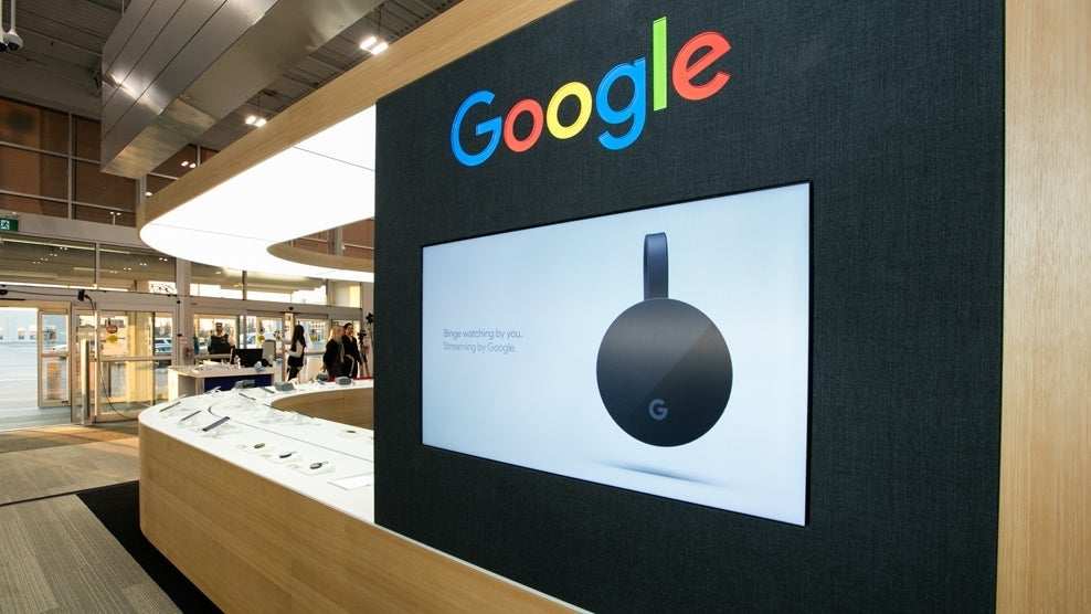 Google poised to launch its inaugural store outside the US, challenging Apple.