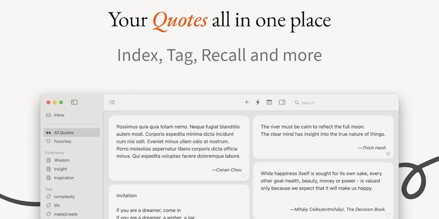 Empowering Your Thoughts: A Local-First Quotes Management App